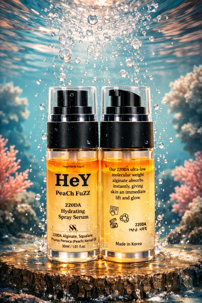 Sapphire Saphi Peach Fuzz hydrating situation-based skin recovery serum